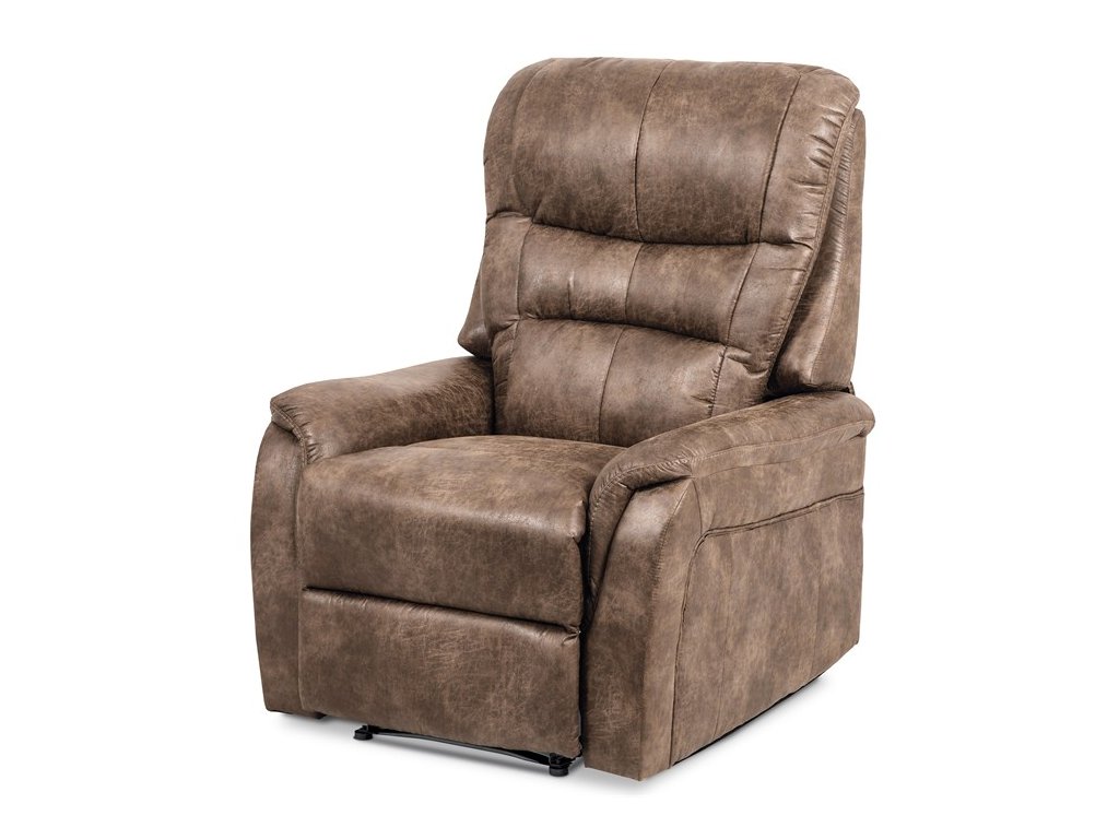 Polohovací křeslo, hnědá, látka vintage, TV-5053 COF3 (Barva Hnědá)