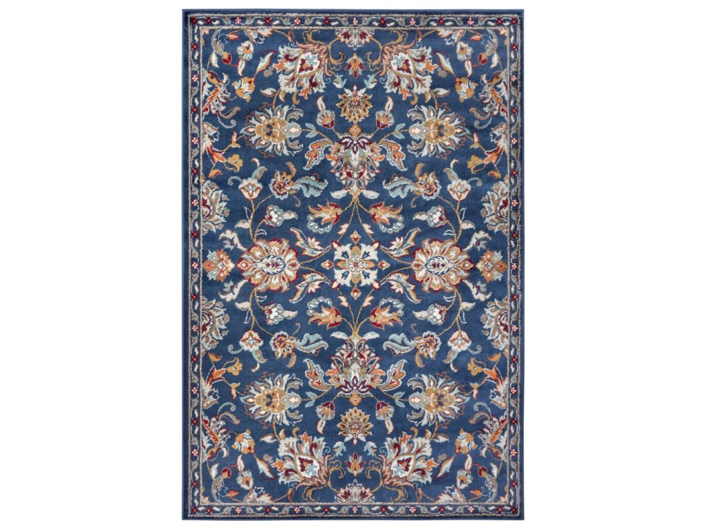 Kusový koberec Luxor 105634 Caracci Blue Multicolor (Rozměry koberců 80x120)
