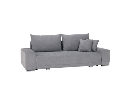 Rozkládací pohovka, světle šedá, KEVAN BIG SOFA