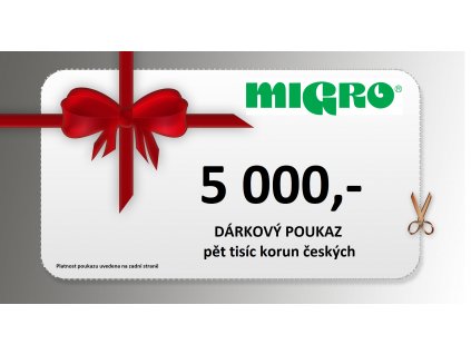 shop poukaz 5 000