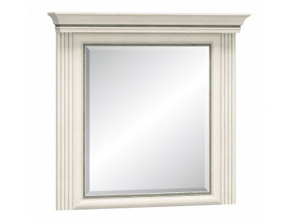 Zrcadlo BRISTOL NEW II 80x60 cm, jasan sněhový, moderní design