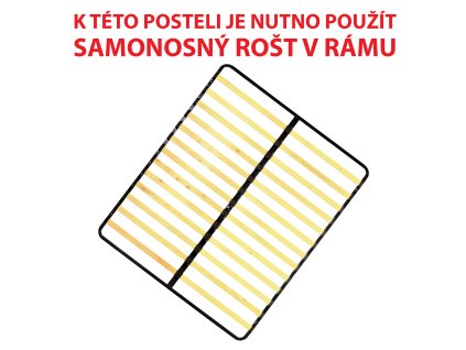 Multifunkční postel 160x200 POCKET bílá