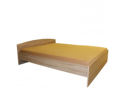 Dvoulůžko 50341 dub Sonoma 160x200 s úložným prostorem, moderní design