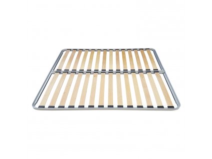 Lamelový rošt 160x200 AMERIKA s kovovým rámem a dřevěnými lamelami