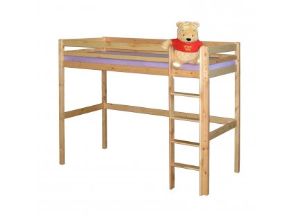 Patrové lůžko 835 z masivního smrku, 90x200 cm, pro dětský pokoj