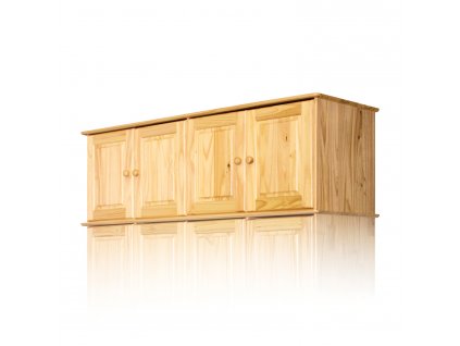 4dveřový nástavec KASTE z masivní borovice, lakovaný, 8853