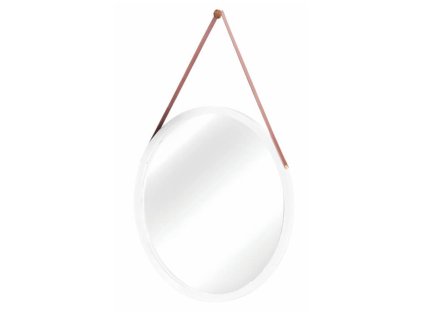 Zrcadlo, bambus/bílá, LEMI 1