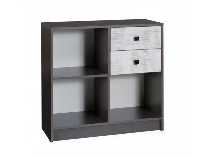 Regál Tomio R13 pravý grafit/enigma