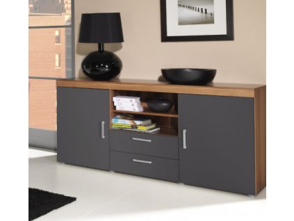 Komoda Samir R5 švestka/grafit