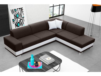 Sedací souprava Darla P tm.hnědá