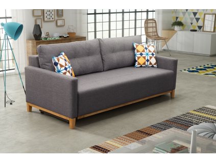 Pohovka Aristo tm.hnědá