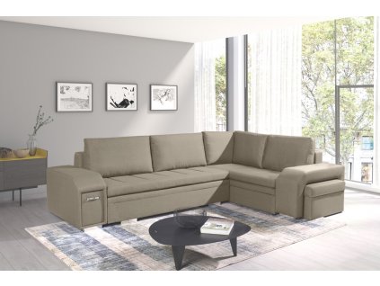 Sedací souprava Alana P sv.hnědá