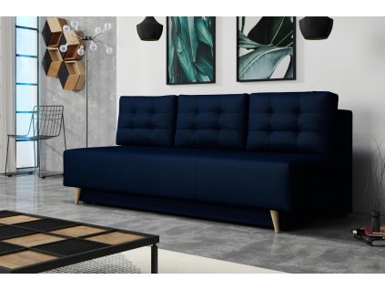 Pohovka Sebastian Velluto modrá
