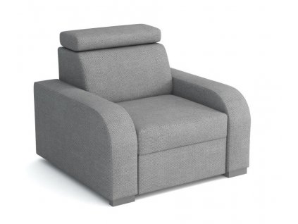 Křeslo Norway světle šedé