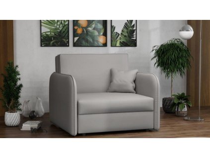 Rozkládací křeslo Vivian Loft I Mono světle šedá