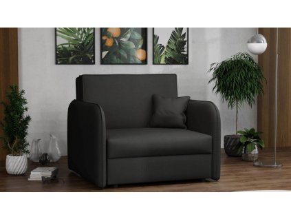 Rozkládací křeslo Vivian Loft I Mono černá