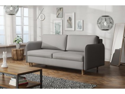 Pohovka Glorie světle šedá