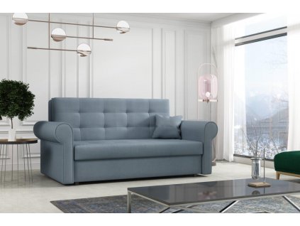 Pohovka Vivian Silver III světle modrá