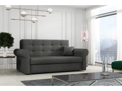 Pohovka Vivian Silver III tmavě šedá