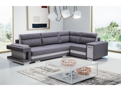 Sedací souprava Andy 1 pravá šedá