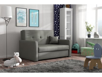 Pohovka Vivian Bis III šedo-hnědá