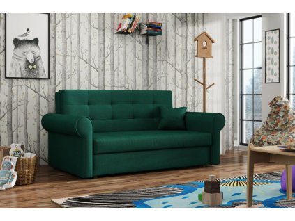 Pohovka Vivian Silver III Kronos zelená