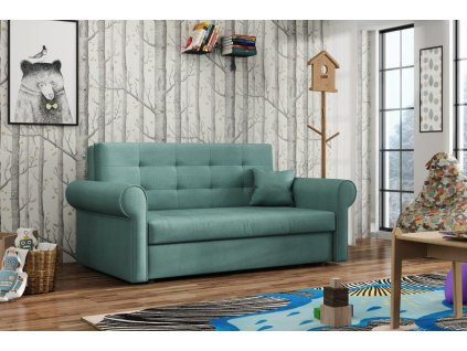 Pohovka Vivian Silver III Kronos světle zelená