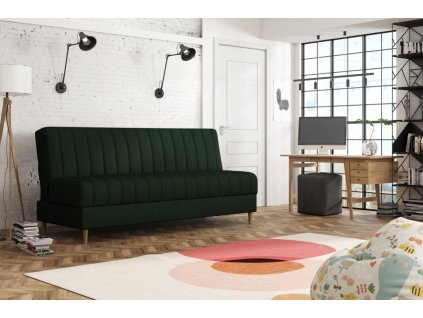 Pohovka Ejmy Mini Kronos tmavě zelená