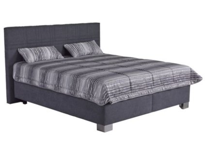 Pohodlná postel Michaela 160x200 cm s úložným prostorem a matracemi BLANÁŘ