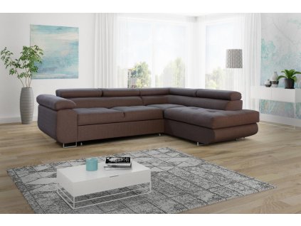 Sedací souprava Dolly P hnědá