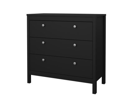 Komoda Real 3s černá