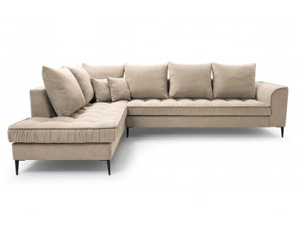 Sedací souprava L Lidie - sv. béžová