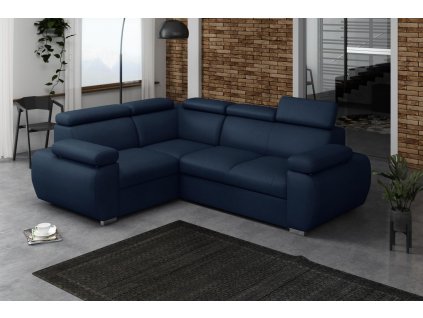 Sedací souprava Bodie L - tmavě modrá