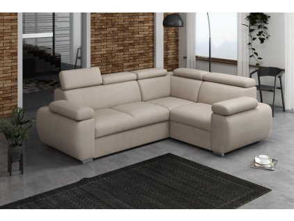 Sedací souprava Bodie P - bílá káva