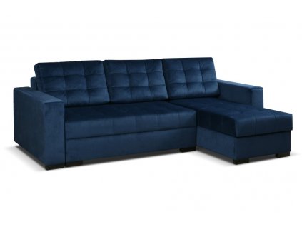 Sedací souprava Linda UNI tmavě modrá