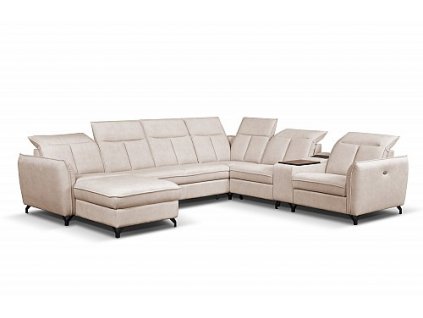 Sedací souprava ROSSO OT-2F-R-1-BR-1E (Varianta Cloud 3, Orientace levá)