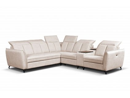 Sedací souprava ROSSO 2F-R-1-BR-1E (Varianta Cloud 3, Orientace levá)