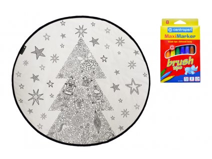 TRHÁK: KOBEREC - OMALOVÁNKY - Nut Cracker (i pod stromeček) (Rozměry koberců 130x130 (průměr) kruh)