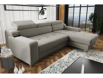 Sedací souprava Darina Premium P šedá