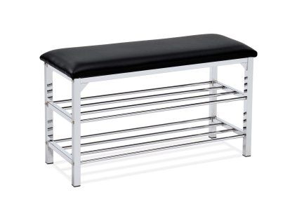 Botník, kov, černá, 83169 CR (Barva Černá)