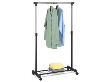 Stojan na šaty, kov, černá, ABD-1210 BK (Barva Černá)