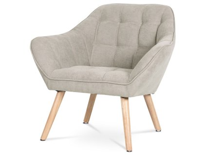 Křeslo, stříbrná látka, AK-321 SIL2 (Barva Šedá)