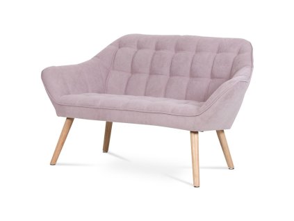 Dvoumístná pohovka, růžová, látka, AK-322 PINK2 (Barva Růžová)