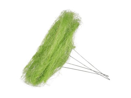 Proutěná dekorace - 6", sisál, barva zelená (Barva Zelená)