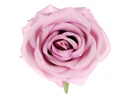 Růže, barva fialová. Květina umělá vazbová. Cena za balení 12 ks