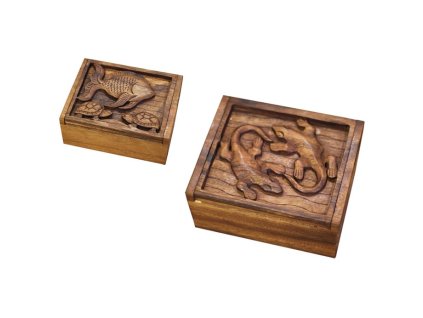 Mahagonová krabička (Barva Hnědá)