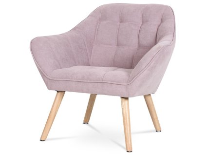 Křeslo, růžová látka, AK-321 PINK2 (Barva Růžová)