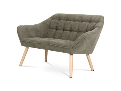 Dvoumístná pohovka, béžová, látka, AK-322 LAN2 (Barva Béžová)