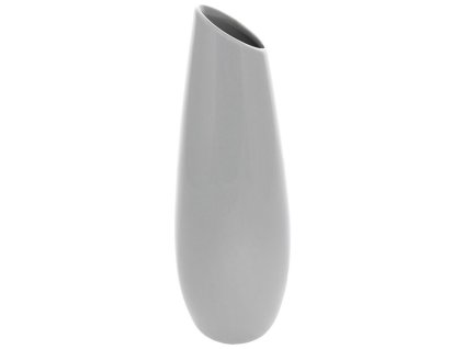 Váza keramická - barva šedá (Barva Šedá)