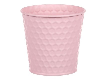 Obal kovový - kulatý, v růžové barvě (Barva Růžová)